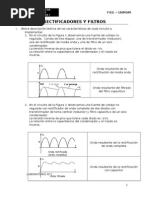 Rectificadores y Filtros