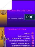 Cadena de Custodia