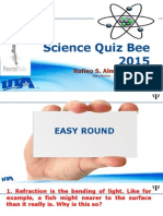 Science Quiz Bee 2015