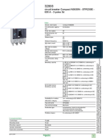 Product Data Sheet: Circuit Breaker Compact NS630N - STR23SE - 630 A - 3 Poles 3d