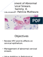 Management of Cervical Smears Golden