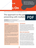 Hands On: The Approach To The Patient Presenting With Multiple Joint Pain