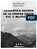 Gramática Sucinta de La Lengua Guask