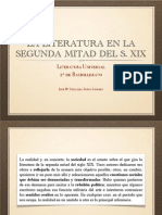 Literatura en La Segunda Mitad Del Siglo XIX