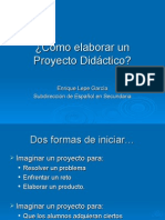 Cómo Elaborar Un Proyecto Didáctico