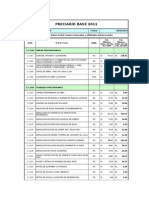 Preciario 2011 Completo