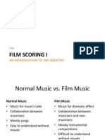 Film Scoring I: An Introduction To The Industry