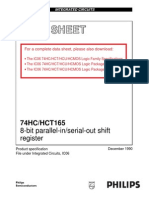 74HC165 8-Bit PISO Shift Register