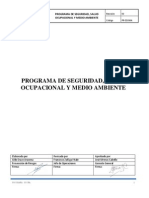 Programa de Seguridad y Salud Ocupacional