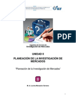 2.3 Planeacion de La Investigacion de Mercados