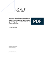 Ruckus Wireless Zoneflex 2925/2942/7942/7962/2741/7762 Access Point User Guide