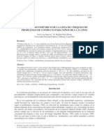 Anlisis Psicomtrico de La Lista de Chequeo de Problemas de Conducta para Nios de 6 A 11 Aos