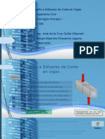 Demostracíon de Ecuaciones de Esfuerzo Cortante