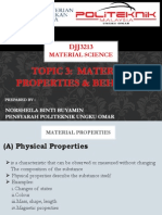 Topic 3 - Material Science