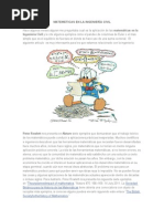 La Aplicación de Las Matematicas A Ingenieria Civil