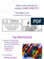 Parts of The Sentence