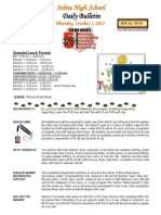 SHS Daily Bulletin 10-1-15