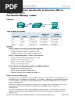 5 1 3 6 Laboratorio Visualizacion de Direcciones MAC de Los Dispositivos de Red