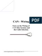 CAN - Wiring: Notes On The Wiring of CAN-Bus Systems and The Cable Selection