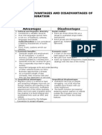 Advantages and Disadvantages of Migration