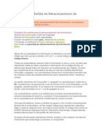 Unidades de Medida de Almacenamiento de Informacin PDF