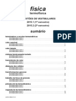 Física - Termofísica - Questões de Vestibulares de 2015 PDF