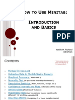 How To Use Minitab 1 Basics