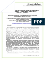 Bacterias Acido Lácticas (Bal) Como Alternativa de Conservación de La Carne de Res Empacada en Atmósfera Modificada