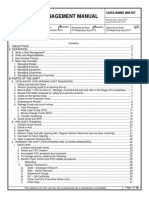 CKRS-BMMS MM 007 Shift Management Manual 01-00