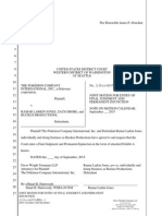 Joint Motion For Entry of Final Judgment and Permanent Injunction - Redacted