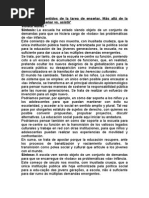 Violeta Núñez Los Nuevos Sentidos de La Tarea de Enseñar. Más Allá de La Dicotomía "Enseñar vs. Asistir".