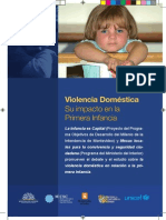 Violencia Doméstica. Su Impacto en La Primera Infancia