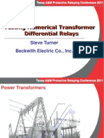 1 Testing Numerical Transformer Differential Relays 2011