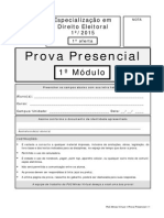 Caderno Direito Eleitoral 1º Modulo