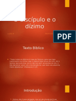 O Discípulo e o Dízimo