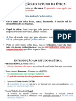 Introdução Ao Estudo Da Etica