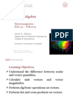 1 Vector Algebra