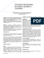 Diodos en Circuitos Recortadores, Limitadores, Multiplicadores y Sujetadores