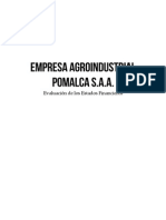 Pomalca - Evaluación de Estados Financieros