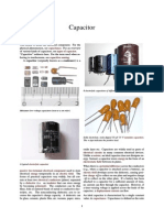 Capacitor: 4 Electrolytic Capacitors of Different Voltages and Capacitance