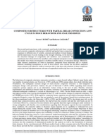 Composite Substructures With Partial Shear Connection: Low Cycle Fatigue Behaviour and Analysis Issues