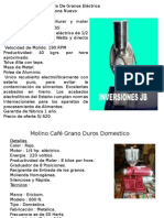 Catalogo de Molino