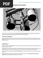 Few Things That Capacitors Do Perfectly