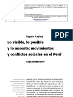 Hoetmer, Raphael - Movimientos y Conflictos Sociales en El Perú