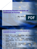 El Derecho Romano Despu+ - S de Justiniano