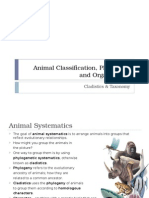 Animal Classification Phylogeny and Organization 1