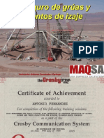 Curso para Operadores de Grúa MAQSA