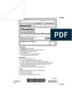 Chemistry Jun 2009 Actual Exam Paper Unit 3