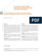 Efecto de La Oración Intercesora en Pacientes Críticos