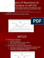 A. Transport of Reactions To Wafer Surface in APCVD